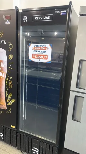 Cervejeira 570 lts porta de vidro 