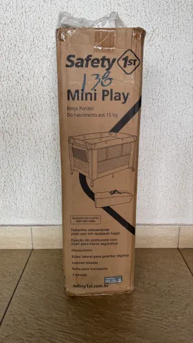 Berço Portátil Safety 1st Mini Play - Prático, Compacto e Em Perfeito Estado