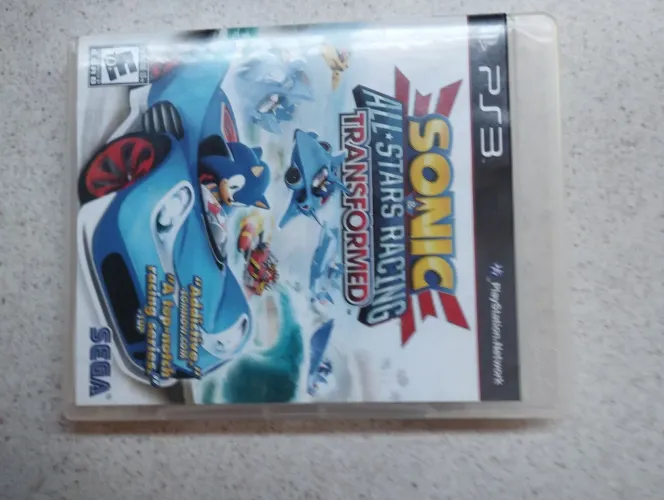   PS3 Sonic ALL star racing tranformed 