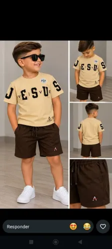conjunto infantil de 2 a 12 anos