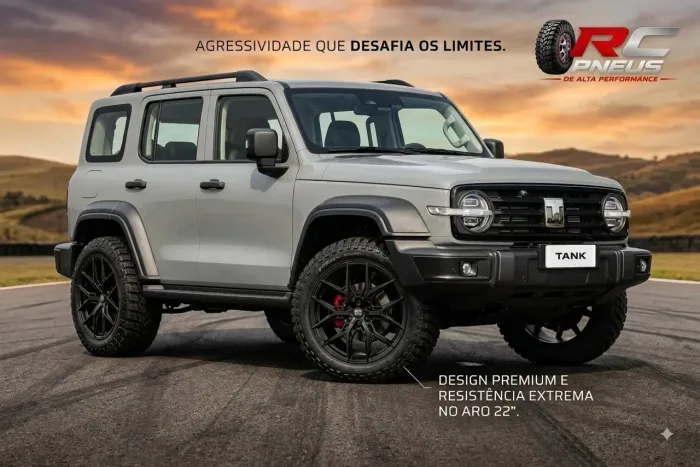 Jogo de rodas aro 22 Presenza Wheels GWM Haval H9 Tank 300