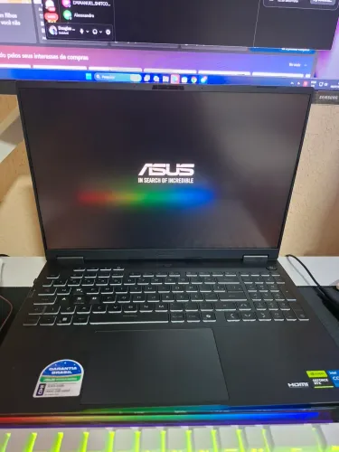 Notebook asus tuf rtx 5060 i5 16gb