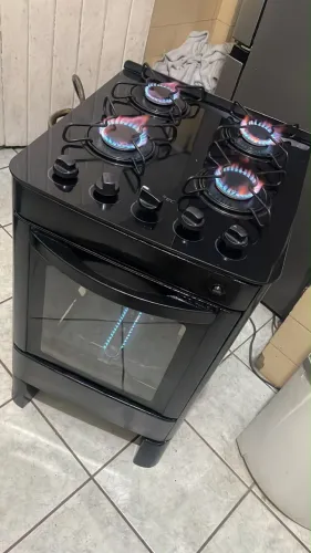 Fogão Esmaltec Mesa de vidro 4 bocas