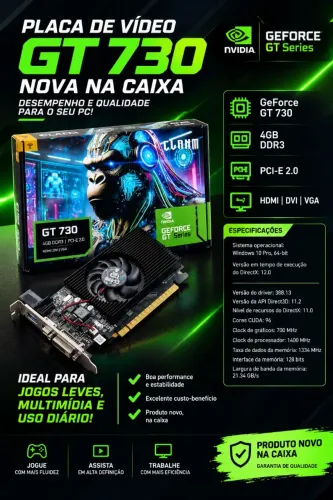 Placa de vídeo GT 730