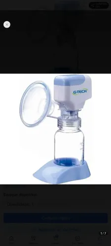 Bomba Tira-leite Materno Elétrica G-tech Compact Automática