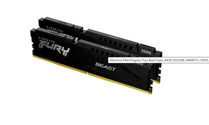 Kit kingston DDR5 16GB (2X08GB) 6000MHZ CL30 - Ideal para Ryzen AM5 e PCs Gamer
