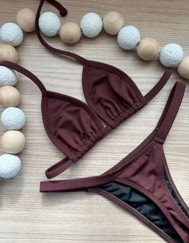 Biquíni Cortininha Bronze