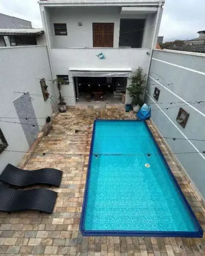 Casa para Locação em Santo André, Vila Alzira, 3 dormitórios, 2 suítes, 4 banheiros, 2 vag