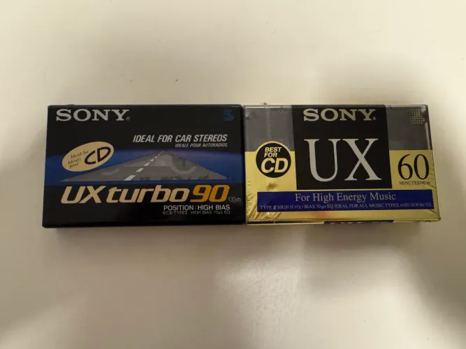 Fita cassete cromo Sony 2 unidades 