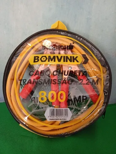 Cabo Auxiliar de Carga Chupeta de Bateria 800 amp