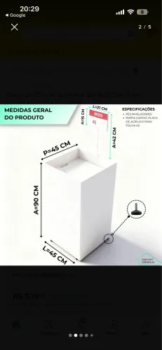 Cesto de ofertas expositor MDF