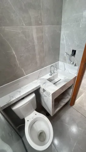 Pia com Armário em porcelanato