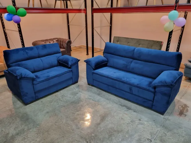 Conjunto sofa 3 e 2 lugares Novo
