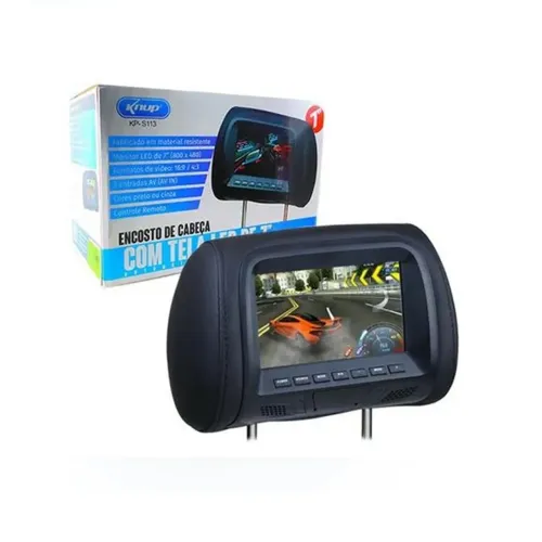 Encosto de cabeça de tela