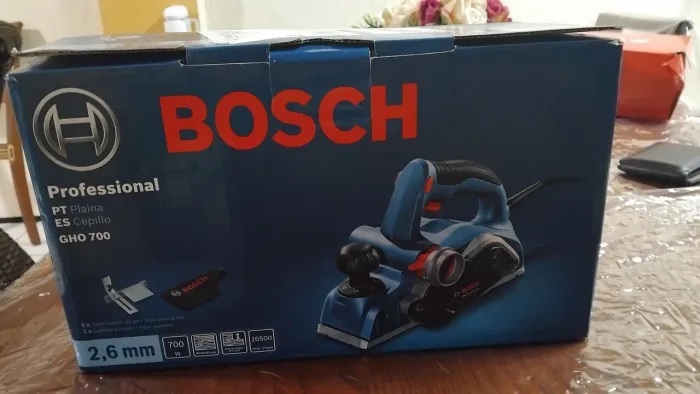 OPORTUNIDADE!! PLAINA BOSCH GHO 700 PROFESSIONAL USADO APENAS 1 VEZ.. ESTADO DE NOVÍSSIMO!