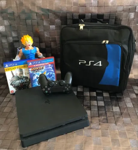 PS4 SLIM 1TB Destravado. Recebo seu console na troca.