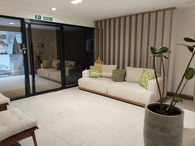 Boqueirão, 2 suites, 2 vagas demarcadas, sacada gourmet e lazer completo