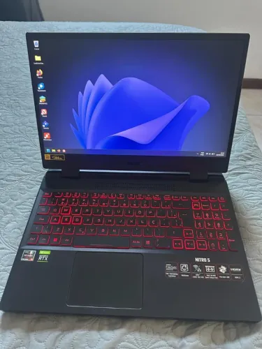 Notebook Acer Nitro 5 Ryzen 5 7535HS, 16GB, NVIDIA RTX 3050, SSD 512GB, 144hz FHD