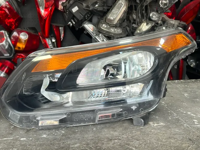 Par Farol C3 Aircross Máscara Negra Até 2015 Original