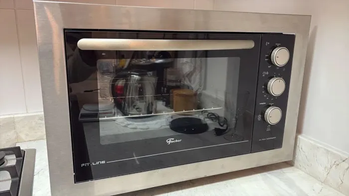 Forno de embutir Fischer inox