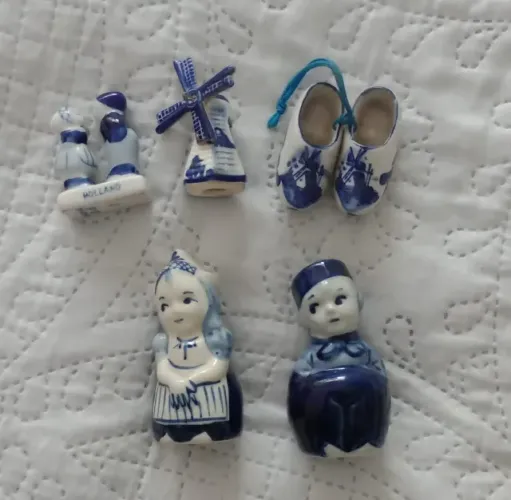 coleção miniaturas porcelana holanda
