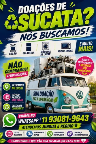 Coleta de Sucata e Recicláveis | Atendimento em Jundiaí e Região