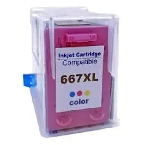 Cartucho HP 667 xl COLORIDO compativel da Masterprint