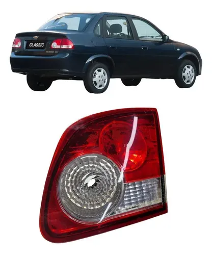 Lanterna Tampa Traseira Chevrolet Corsa Classic 2014 Uzad0 Direito/passageiro Branco