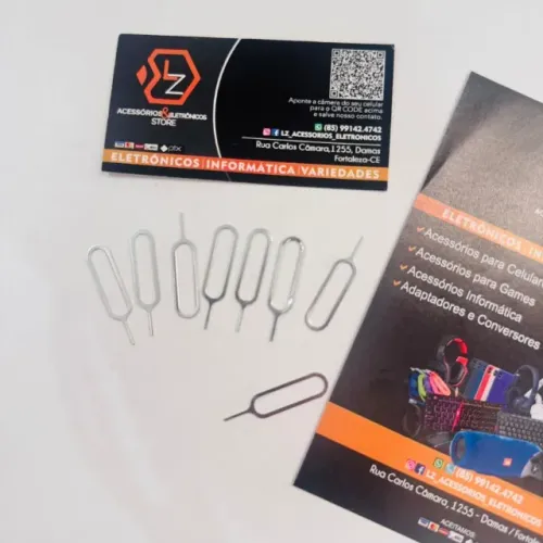 Kit 4 Pinos Ejetores de Chip para Celular/Smartphone
