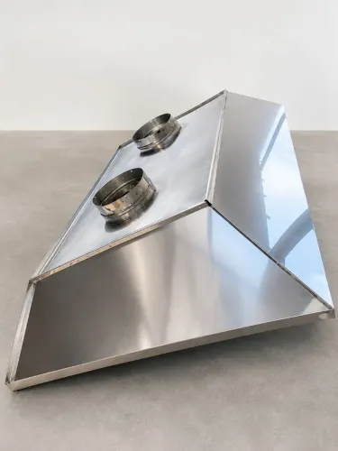 Coifa Industrial 100% Inox 2,00 x 1,50 m Completa c/ 2 Motores + Dutos