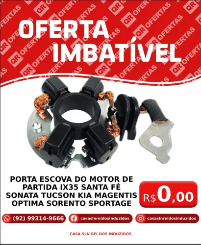 PORTA ESCOVA DO MOTOR DE<br>PARTIDA IX35 SANTA FÉ