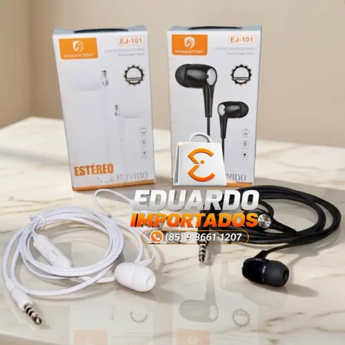 Fones de Ouvido Intra-auricular borrachas de Silicone, Microfone com fio P3 3.5mm