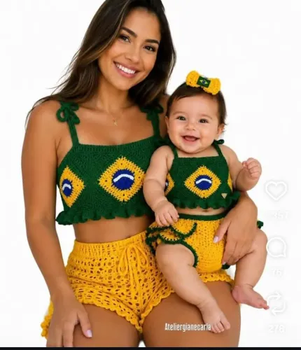 Roupa de crochê toda jeito a mão do Brasil ? outros modelos