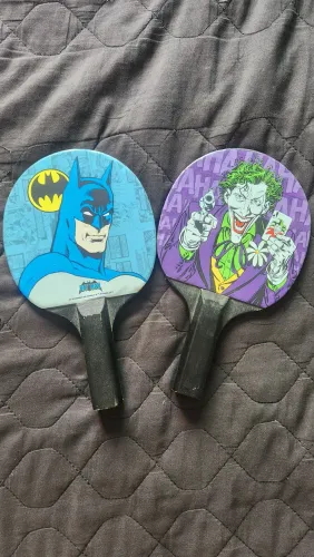 Raquetes de Ping-pong do Batman 