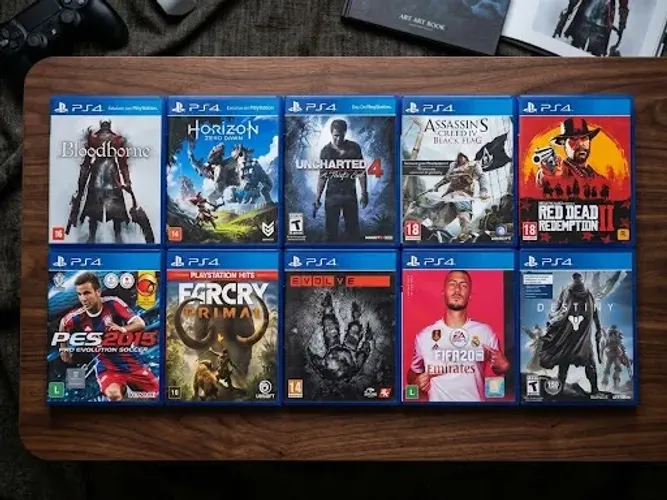 Lote de jogos de ps4