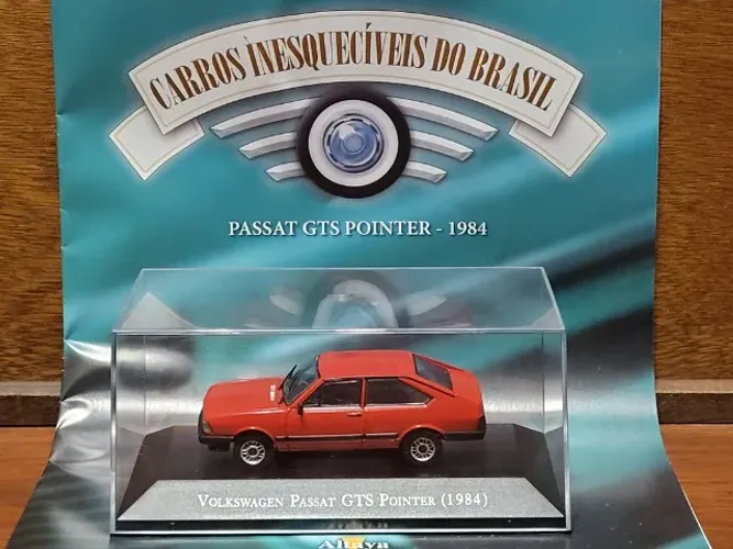 Volkswagen Passat GTS Pointer 1984 Coleção Carros Inesquecíveis do Brasil - Miniatura 1/43