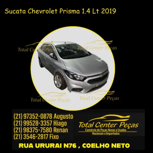 Sucata Chevrolet Prisma 1.4 Lt 2019