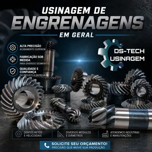 Usinagem de Engrenagens em Geral 