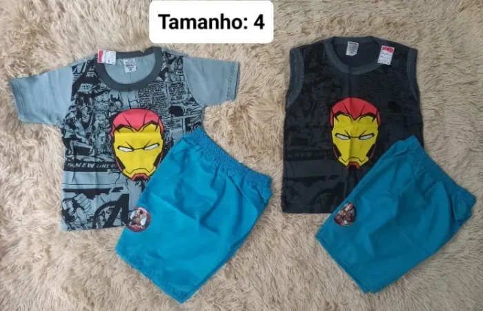 Conjuntos Infantil Menino Personagens