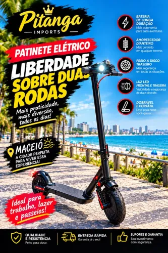 Patinete elétrico novo lacrado