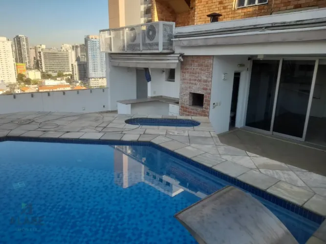 Cobertura para venda em Campo Belo com 5 quartos, sendo 5 suítes, 318m²