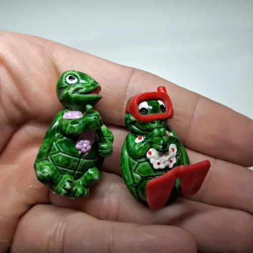 Tartarugas Kinder Ovo Antiga Vintage de 1992