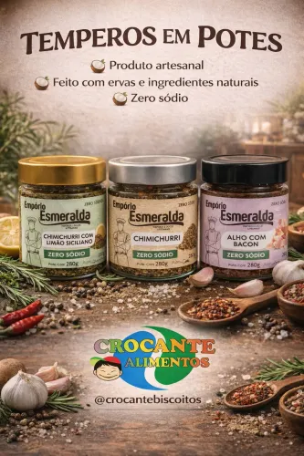 DOCES, TEMPEROS, GELEIAS E ANTEPASTOS