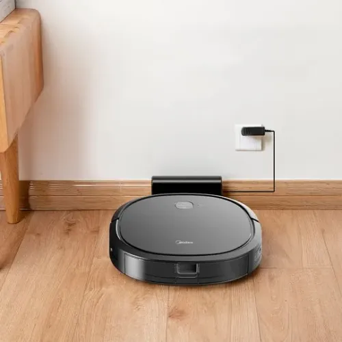 Robô Aspirador Midea SmartBrush 1200 VRA21PB Bivolt Completo - Seminovo / Impecável