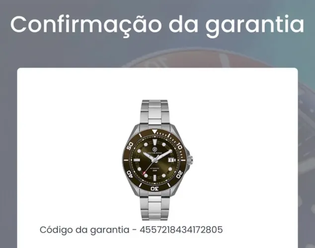 Relógio automático Victor Hugo