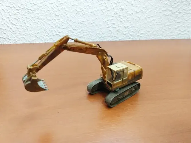 Miniatura de escavadeira escala 1/87 (HO)