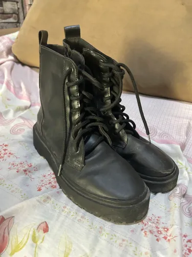 Bota Coturno Preta