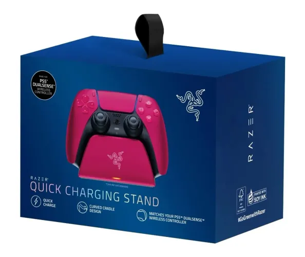 Razer Quick Charge Stand PS5 Vermelho