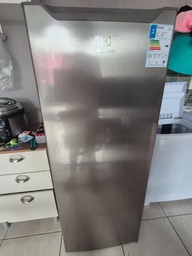 Geladeira Electrolux 213L Uma Porta com Freezer Cor Inox (RE21S)