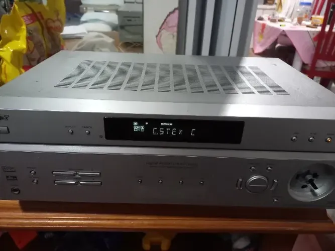 receiver com caixas de som